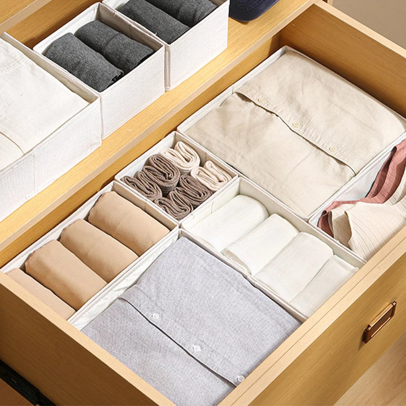 Underwear Organizers Of Cabinets And Drawers Wardrobe Clothes Bra Organizer For Underwear Socks Pants Home Foldable Storage Box